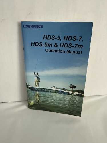Lowrance hds - hds-5, operators