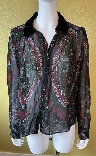 Blusa donna zara paisley - donna,