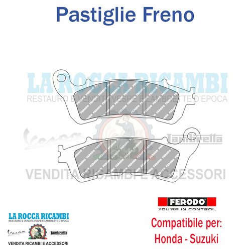 Pastiglie freno honda 125 - sh,