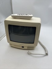 Panasonic TV a colori vintage 2002 CT-9R11A bianco + telecomando testato piccolo 10"