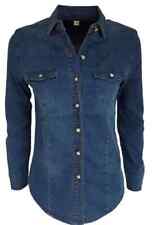 Camicia in jeans donna manica