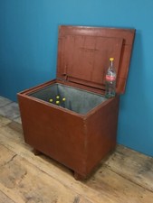 GHIACCIAIA BIRRA MORETTI FRIGO LEGNO BAULE CASSA UDINE NO DORMISCH PEDAVENA