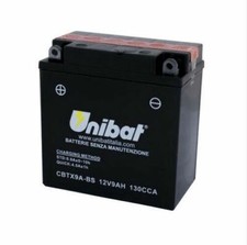 BATTERIA MOTO UNIBAT AGM 12V 9