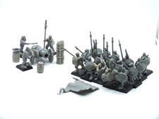 Cannone serventi e picchieri imperiali Impero Warhammer Fantasy Battle 15 + 4
