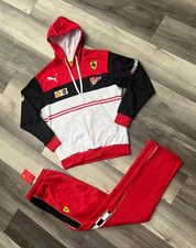 PUMA FERRARI tuta uomo rossa e