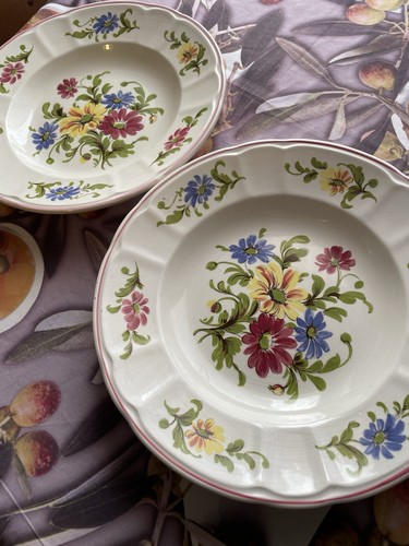 Coppia piatti ceramica faenza - piatti,