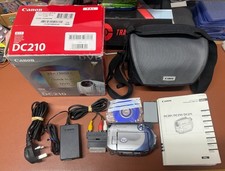 canon dc210 videocamera dvd