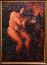 Picture Painting  DIPINTO MATERICO Olio su tela "ASSENZIO" 1962  cm 107 x 76