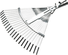 RASTRELLO SCOPA PER FOGLIE GIARDINO A DENTI REGOLABILE ATTACCO CONICO RASTRELLI