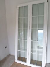 portafinestra pvc usata 112x226 più persiana colore verde