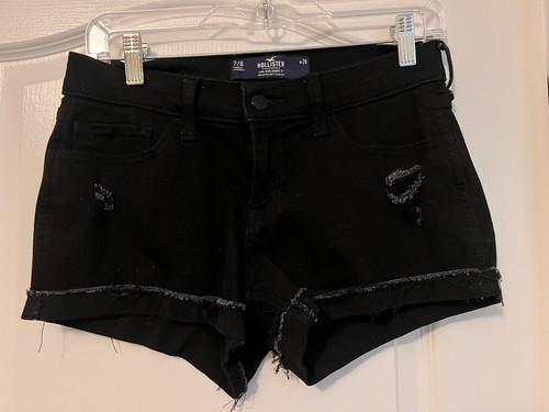 Pantaloncini denim neri