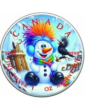 FROSTY IN FULL 1 oz moneta argento 5$ Canada 2025