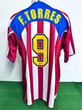 MAGLIA ATLETICO MADRID TORRES MATCH WORN INDOSSATA SHIRT CAMISETA COA 2004/2005