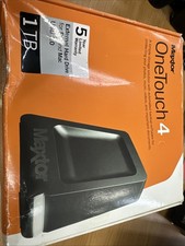 Alloggiamento disco rigido esterno Maxtor One Touch 4 Plus con alimentatore e cavo USB