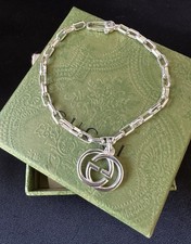 GUCCI Bracciale Catena Argento