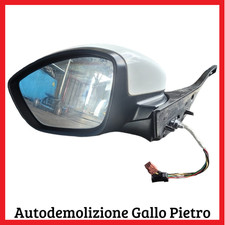 Specchietto SX sinistro bianco PEUGEOT 208 i 2012 ca cc 1.2 1.4 hdi 2008 2013