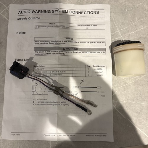 Vdo oceanline warning buzzer - vdo,