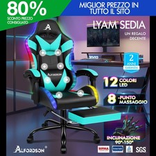 ALFORDSON Gaming Sedia Ufficio