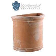 Semicerchio Liscio Terracotta galestro - arredamento giardino