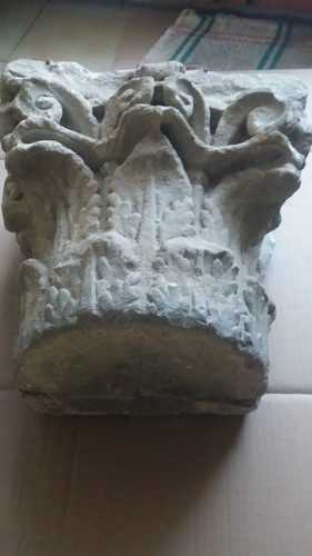 Capitello pietra calcarea - capitello,