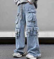 Jeans uomo denim cotone gamba