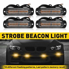 Lampade Auto 36W 12 LED Montaggio Superficiale Stroboscopico Barra Lampeggiante Luci per Camion Pickup