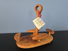 Set Cruet Olio E Aceto Legno