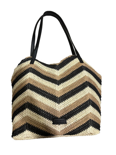 Borsa donna chevron - borsa, paglia