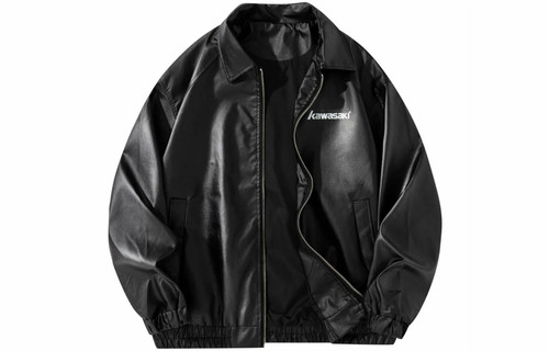 Giacca pelle kawasaki xl - giacca,