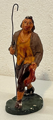 Antico diorama per presepe - diorama,