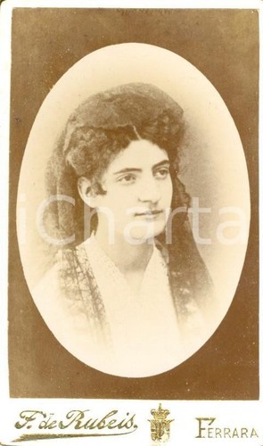 1890 ferrara ritratto di - ferrara,