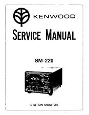 Servizio Manuale di Istruzioni per Kenwood SM-220