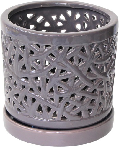 Vaso grande grigio - , per