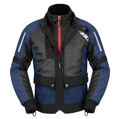 Spidi giacca h2out net - blu, tg