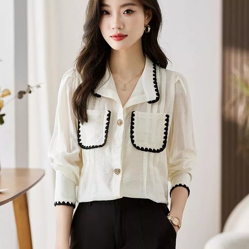 Camicia maglia blusa donna - camicia,