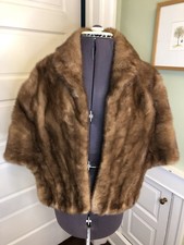 Vintage Honey Brown Mink Fur