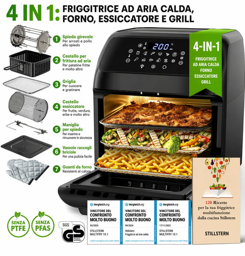 Friggitrice aria 12l 4in1 - 12l,