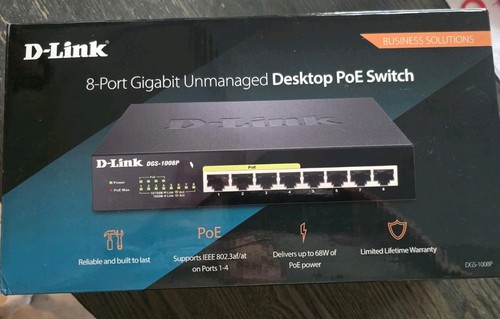 Link dgs 1008p switch poe - switch, poe+