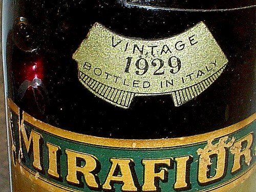 Antica bottiglia vino - di,