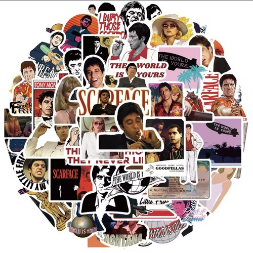 Adesivi scarface tony - 50,