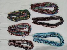 Lotto 6 Kit Perline Multifilo Bigiotteria Creatività Collane Bracciali Assortiti