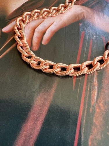 Bracciale rame massiccio puro - rame,
