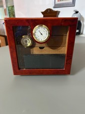 Humidor umidificatore porta 50 sigari cubani in legno Scatola portasigari 