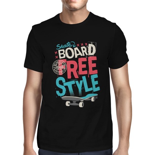 1tee shirt uomo skateboard - 1tee,