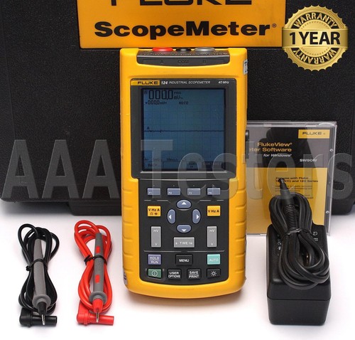 Fluke 124 scopemeter - scopemeter, 25ms/s