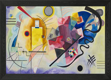 Quadro Kandinsky giallo rosso