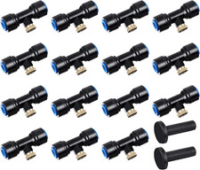 15pz Ugelli per Irrigatore Da Giardino, Nebulizzatore Da Esterno, Raccordo a T