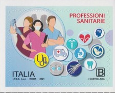 2021 Italia Repubblica Professioni sanitarie  MNH**