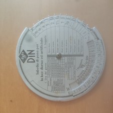 Agfa Tabella Esposimetro Anni '60