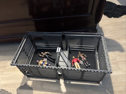 Wwe war games cage playset - games,